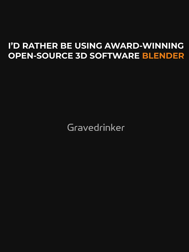 I'd rather be using Blender