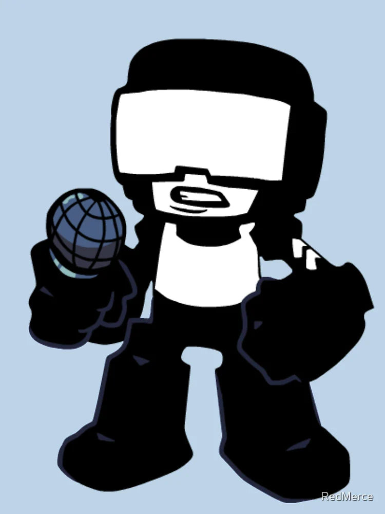 Friday Night Funkin Tank Man Background blue