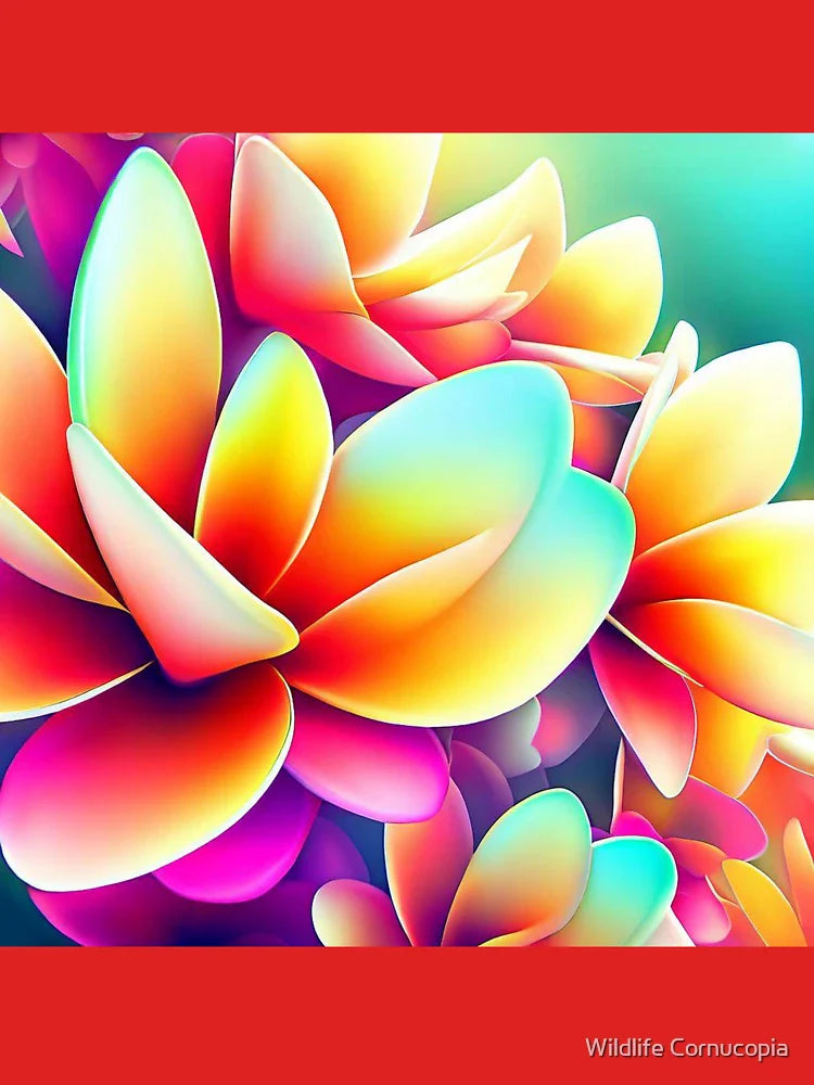 Blossoming Radiance: Vibrant 3D Flowers 14