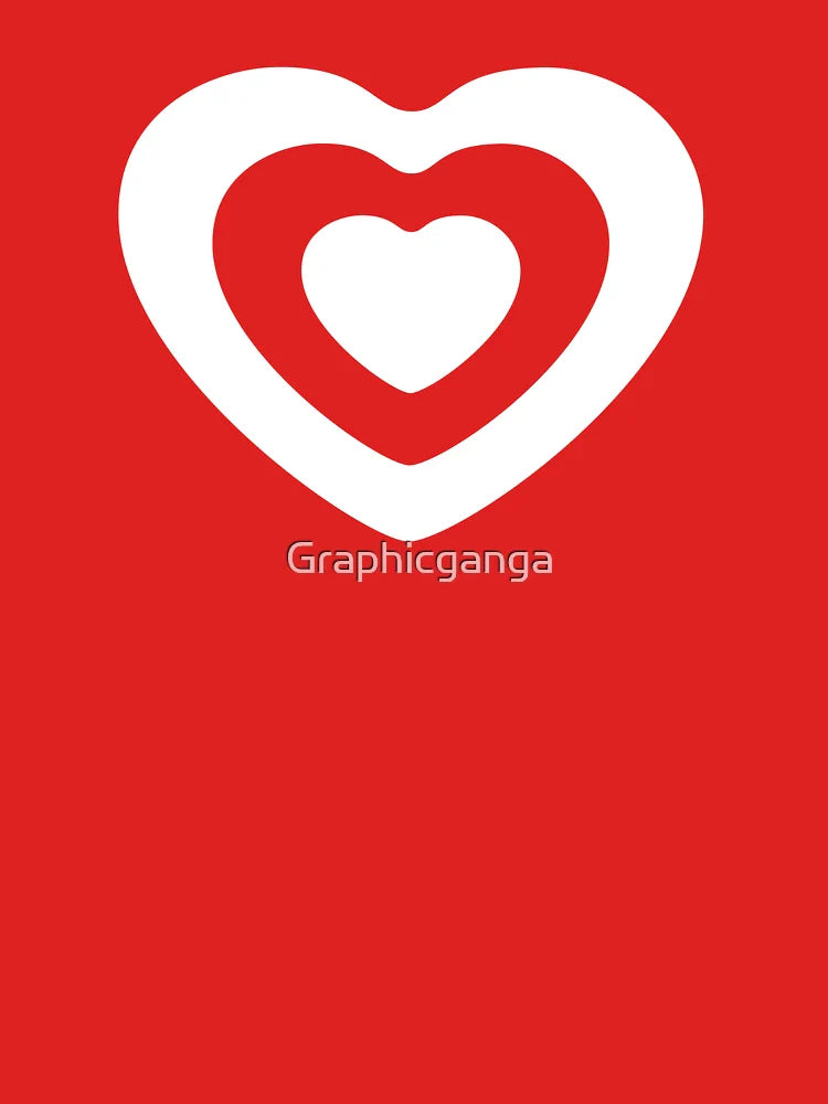 Heart Target red
