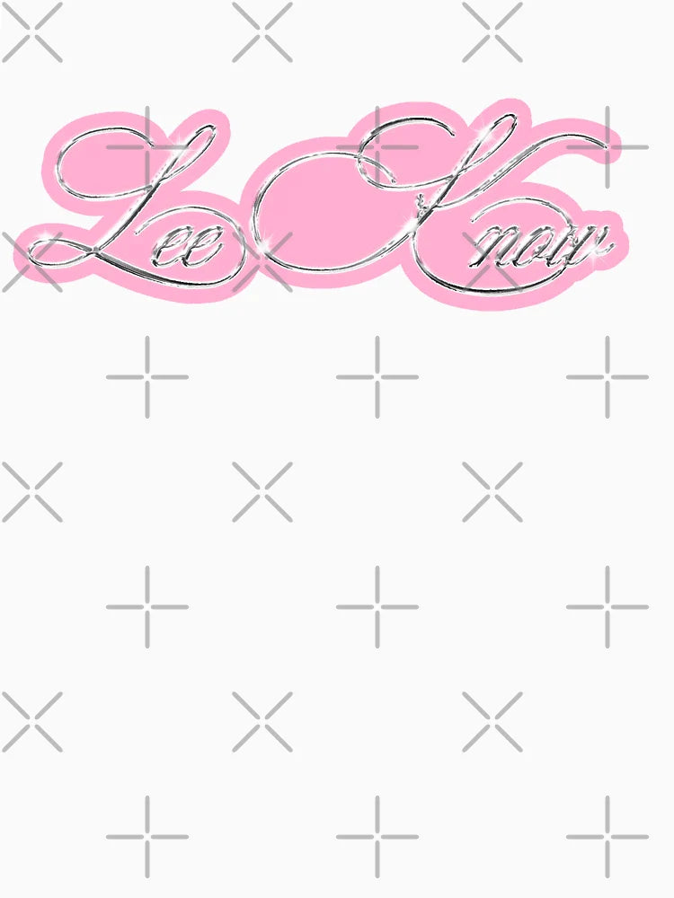 LEE KNOW coquette pink sparkly