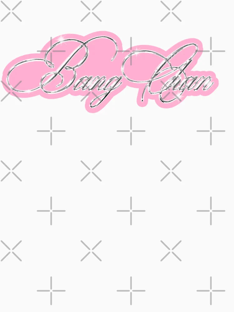BANG CHAN coquette pink sparkly