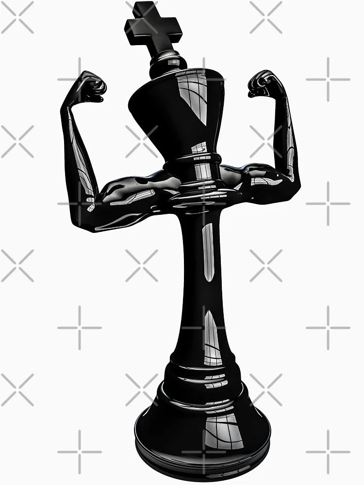 Masculine chess king