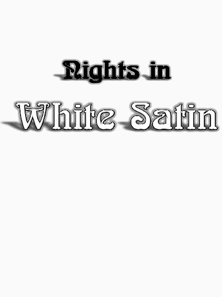 The Moody Blues, Nights in White Satin, Arnold Boecklin, 3D Font