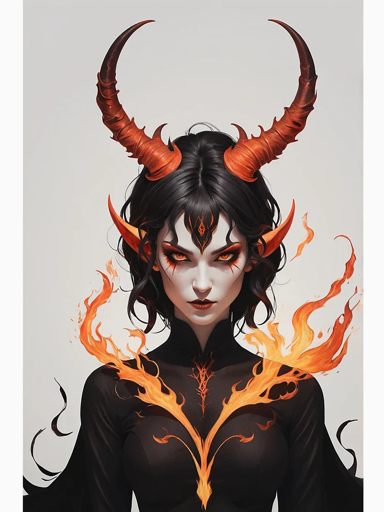 3D demon girl