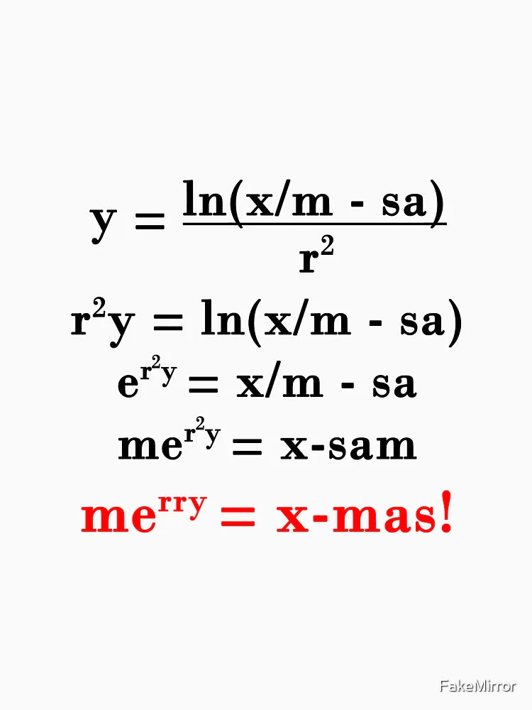 Merry Xmas- Math Engineering Christmas