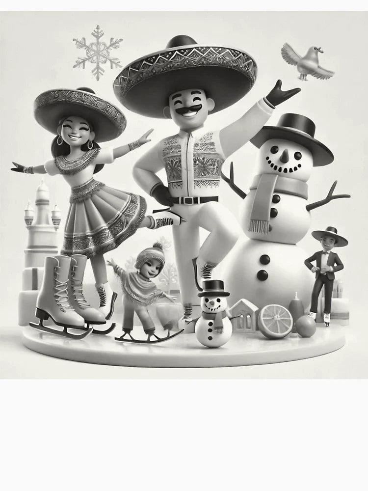 Snowman Fiesta: A Mexican Winter Wonderland