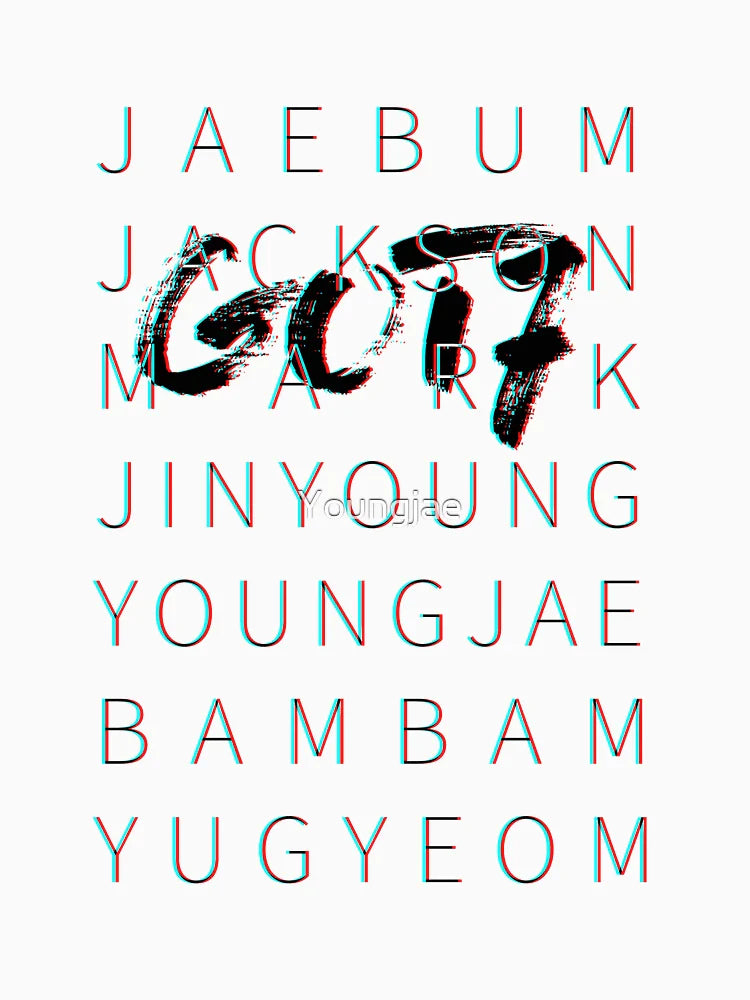 GOT7 3D Tee White Ver