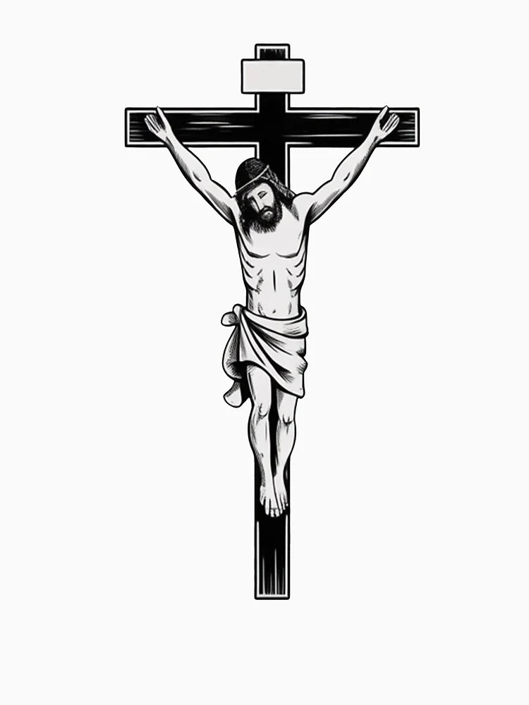 Black & White Crucifixion of Jesus Christ