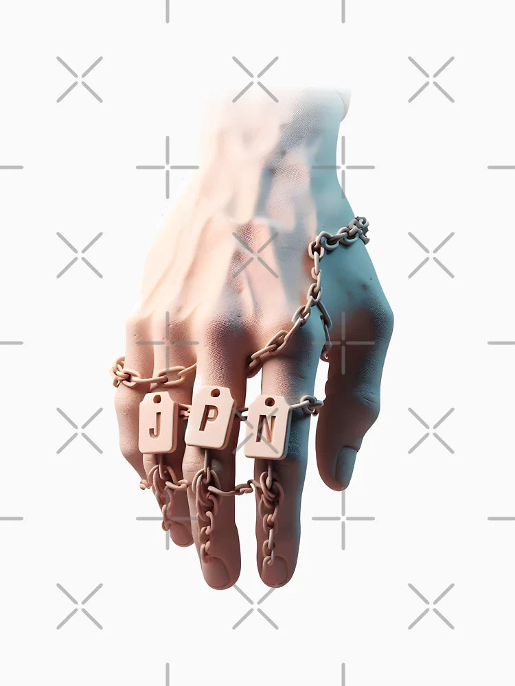 Hand with JPN Plaques