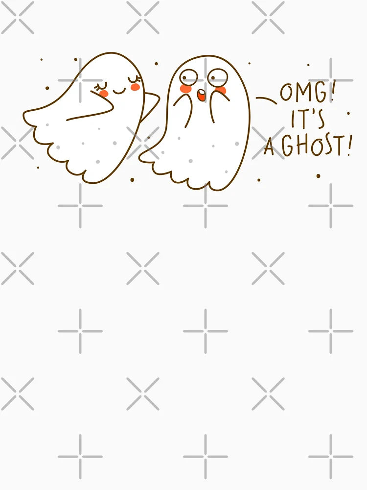 Two funny ghosts for Halloween