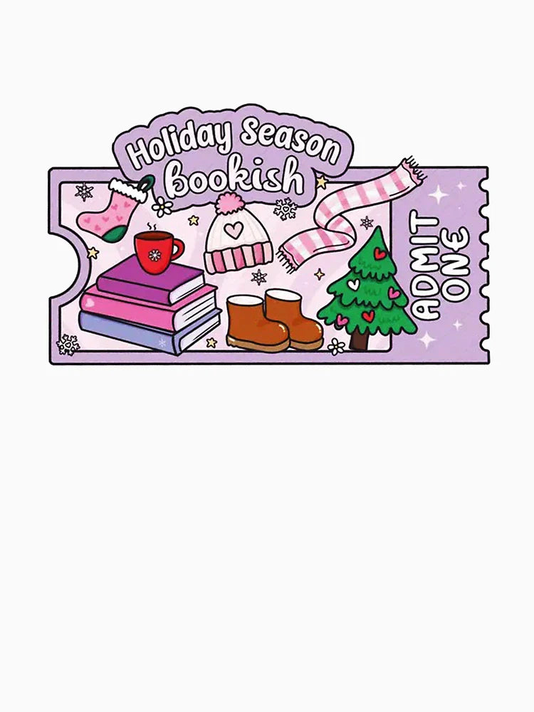 Holiday Season Bookish Admit One Ticket