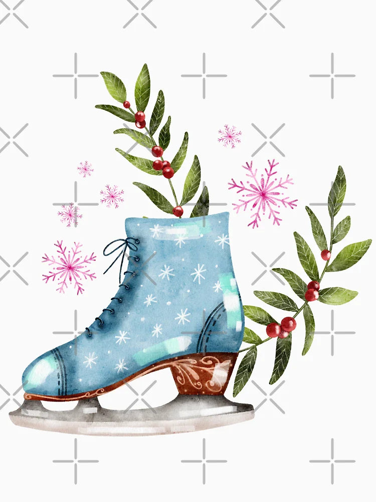 Vintage skating boot