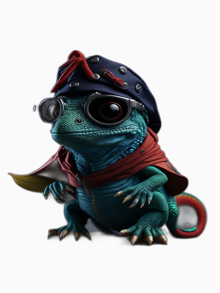 Cute and adorable chameleon