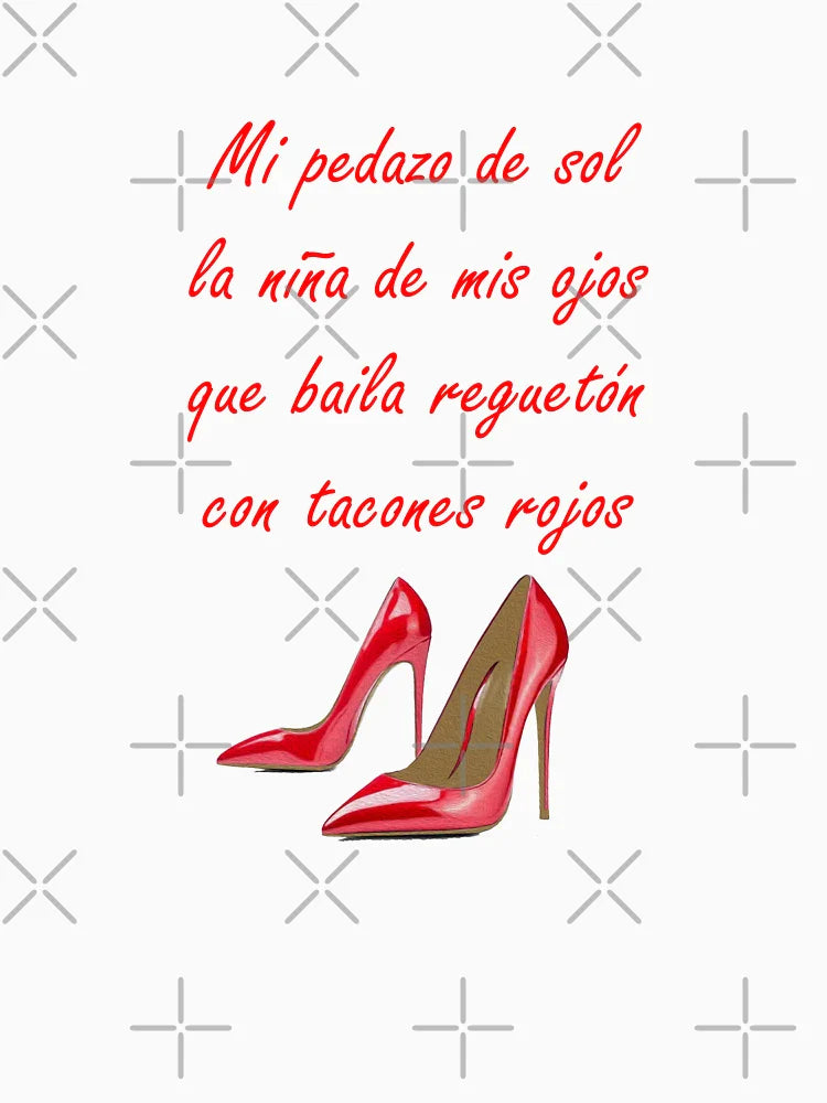 with red heels