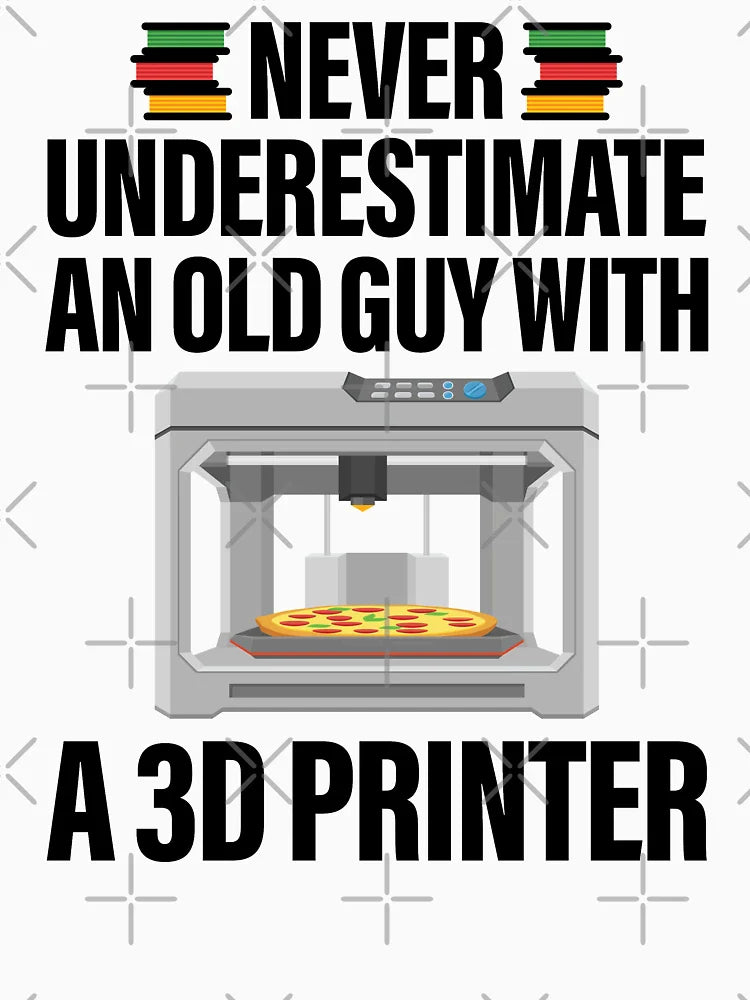 Never Underestimate An Old Guy With A 3D Printer FFM