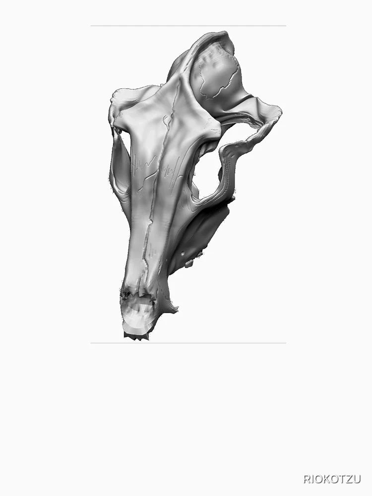 Copy of Copy of Copy of Maned wolf 3D Zbrush halloween skull