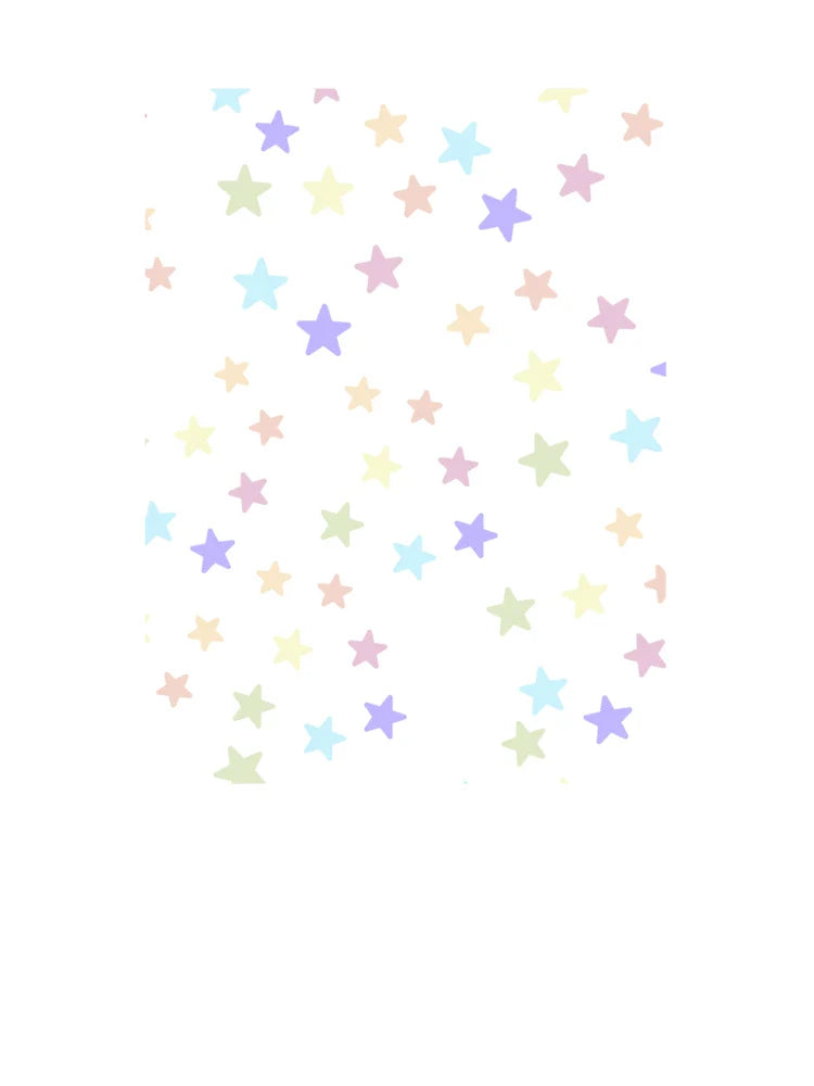 small pastel stars repeated pattern