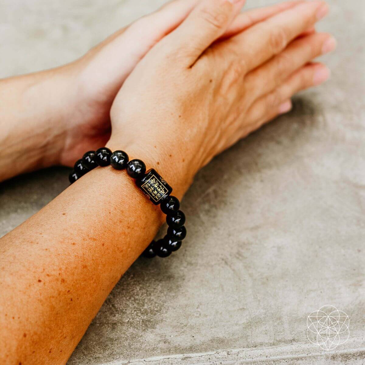 Rainbow Obsidian Protection Bracelet - Bracelet image