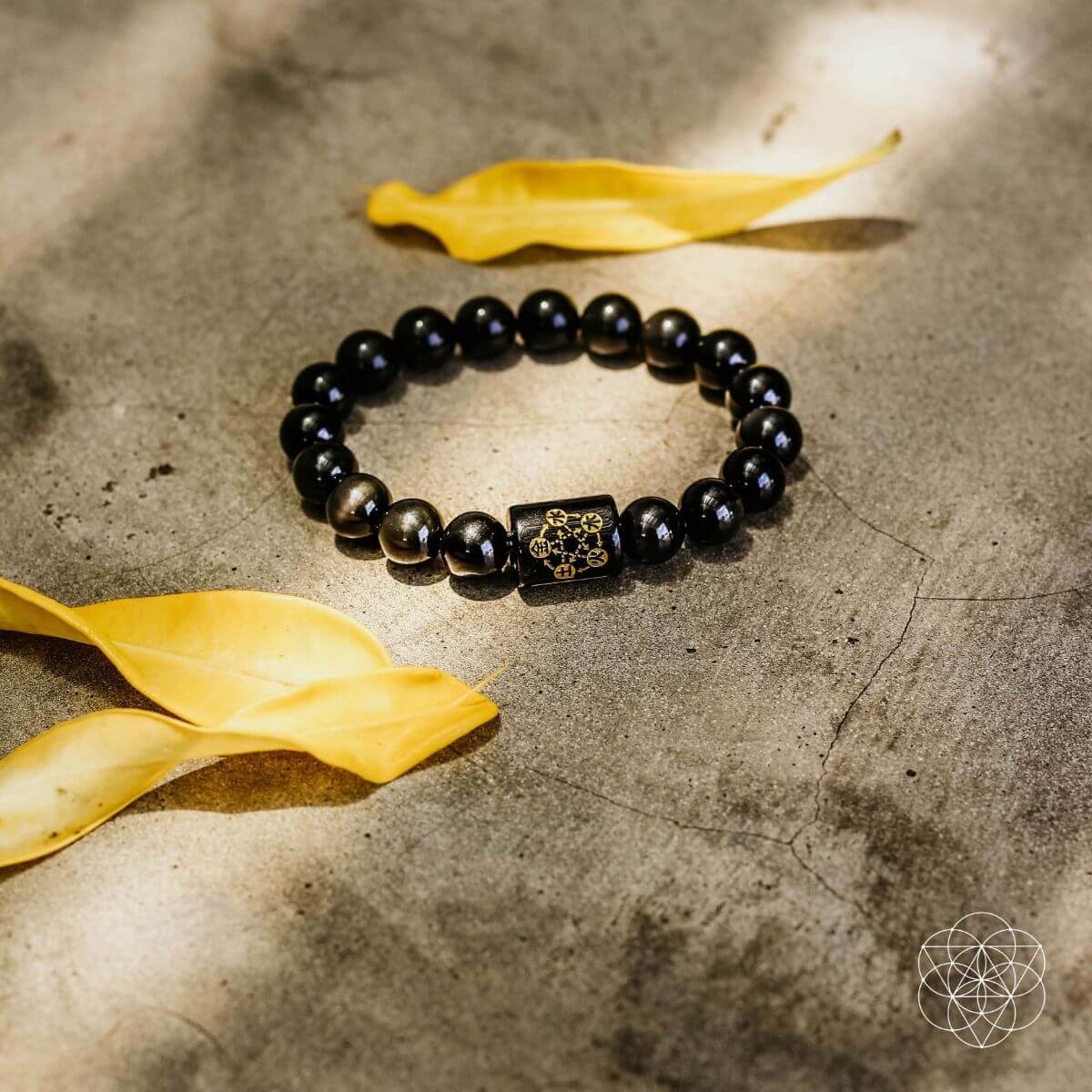 Rainbow Obsidian Protection Bracelet - Bracelet image