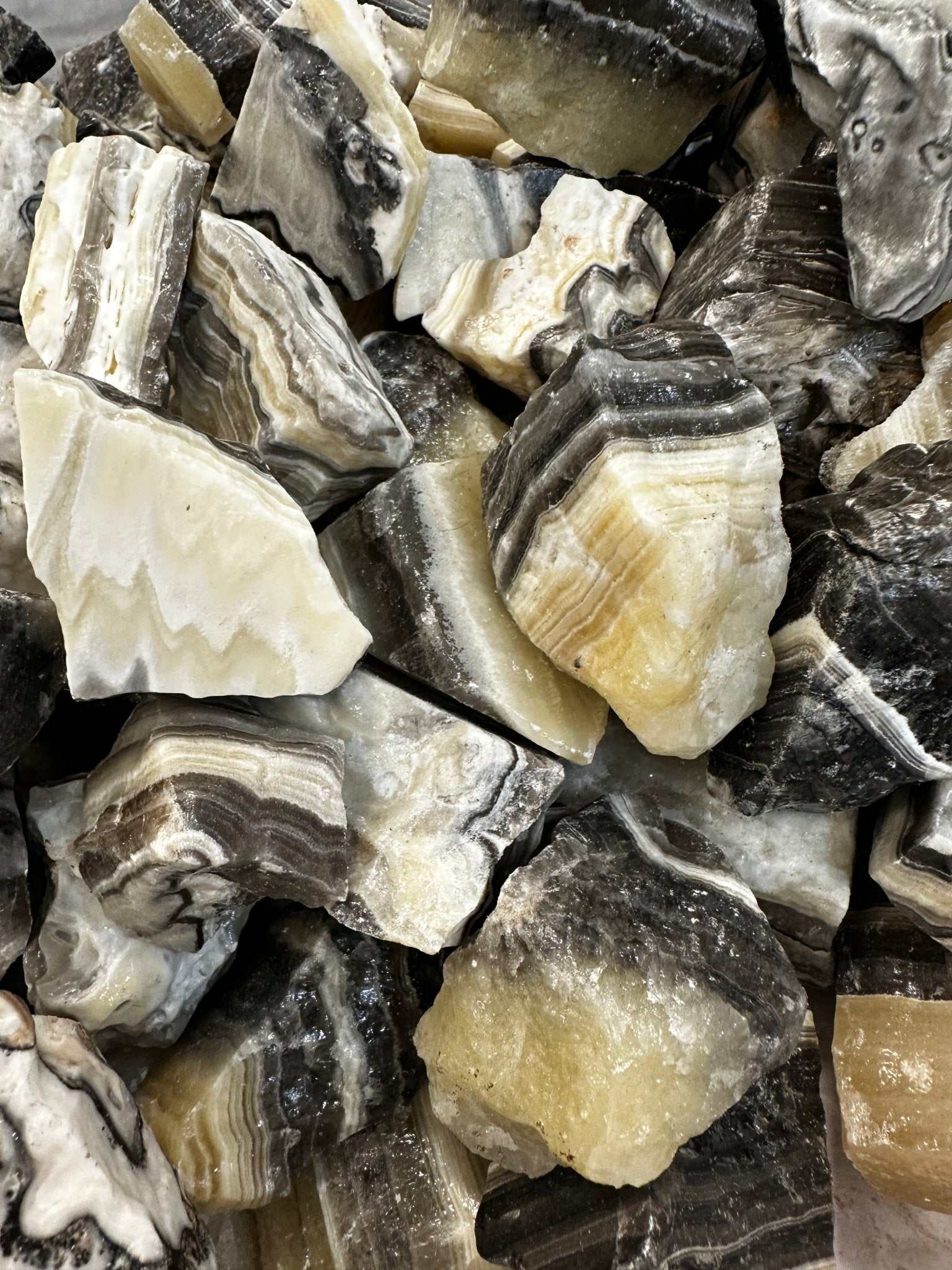Solar Shamanite Rough Palm Stone