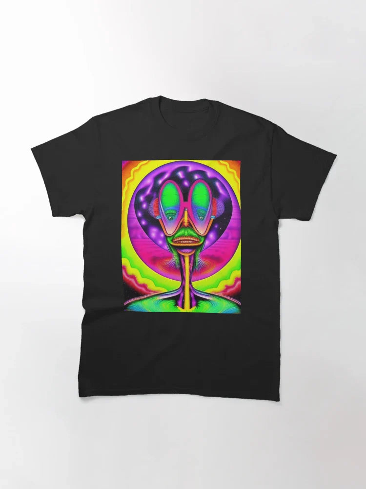 3D alien art. Trippy psychedelic