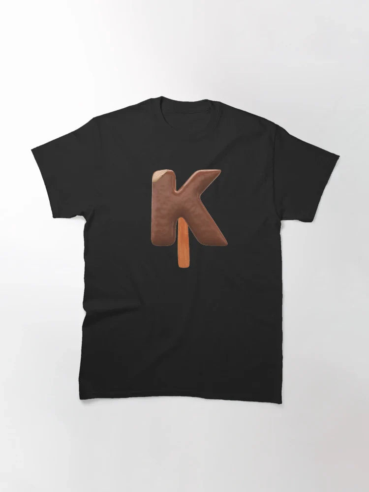 K Ice Cream K Letter 3d Alphabet Chocolate