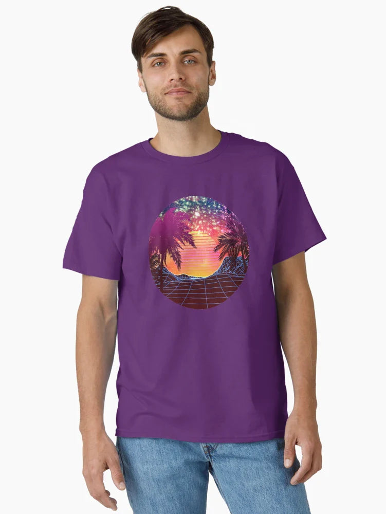 Vaporwave christmas in july