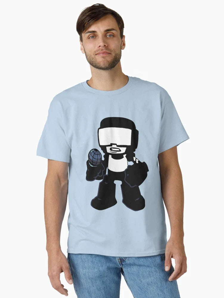 Friday Night Funkin Tank Man Background blue