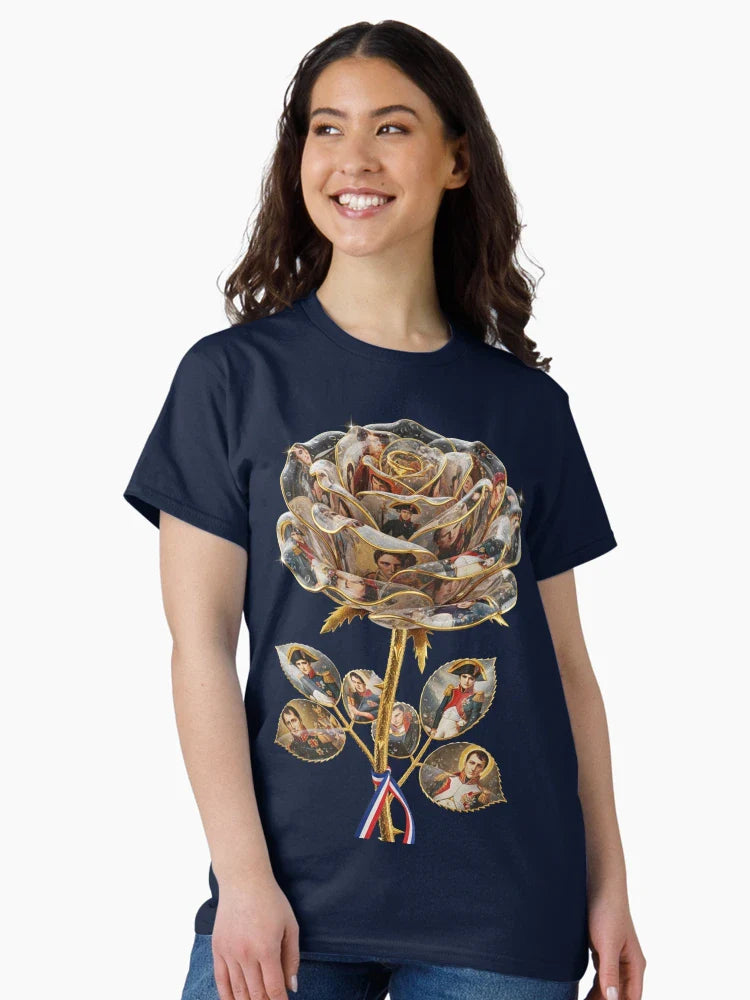 Napoleonic Empire Rose with Tricolore Ribbon