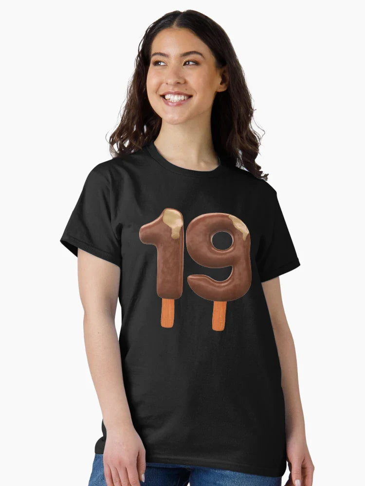 19 Ice Cream Nineteen Number 3d Chocolate
