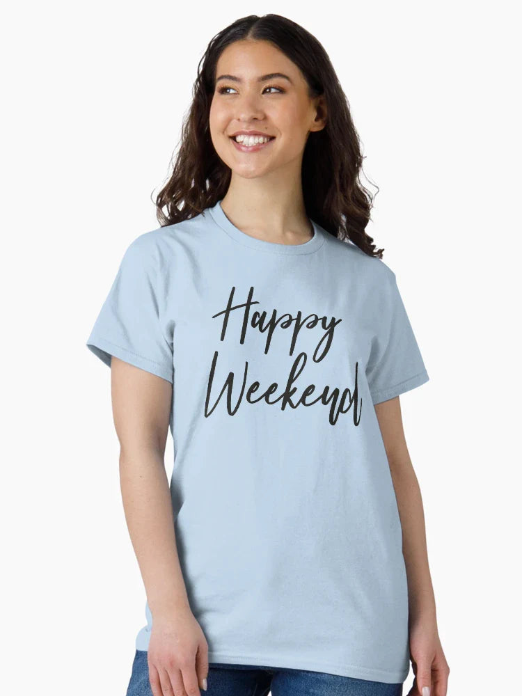 Happy Weekend | Black Print