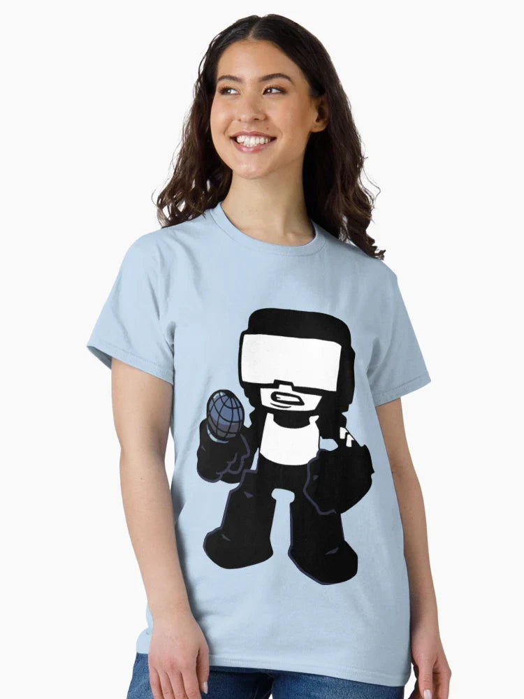 Friday Night Funkin Tank Man Background blue