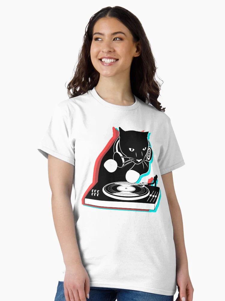 DJ Cat in 3D Colours