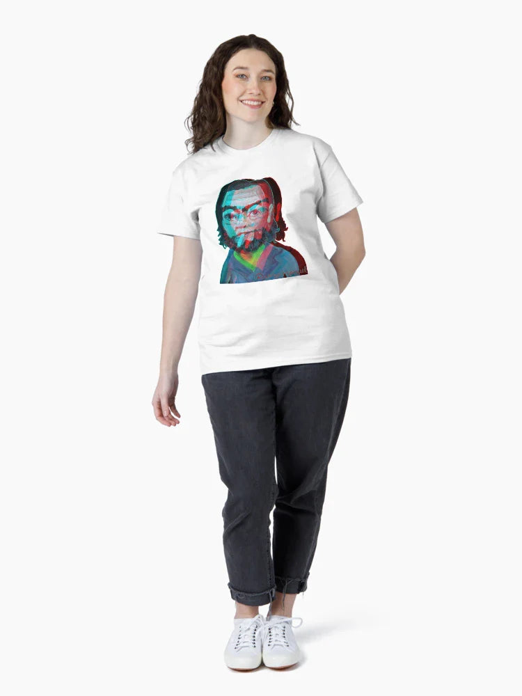 Julio Cortazar portrait 3d