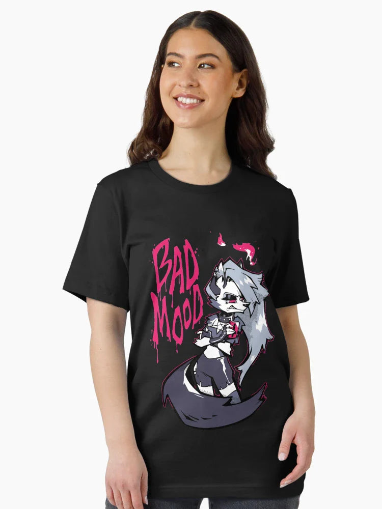 Hazbin Hotel Helluva boss loona s Bad Mood T-Shirts Gift For Fans, For Men and Women