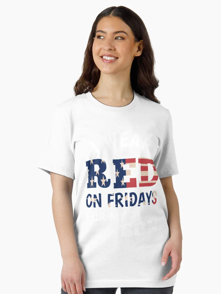 Red Friday - Deployment Outfit Military Support Gift - i wear red on fridays for my son