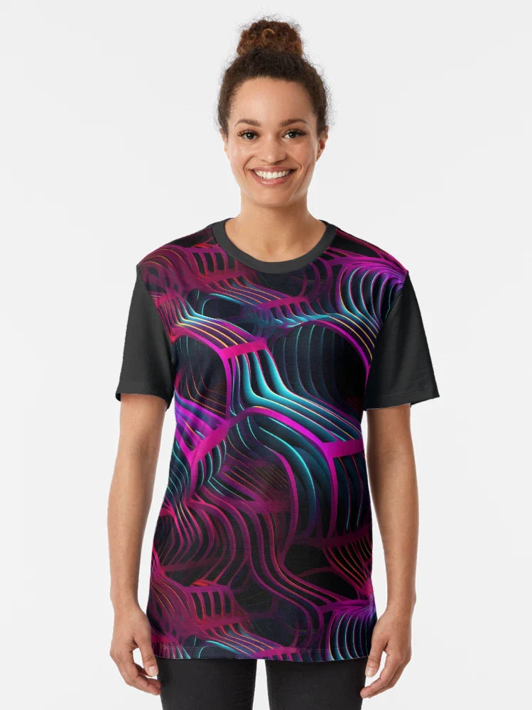 Neon 3D pattern