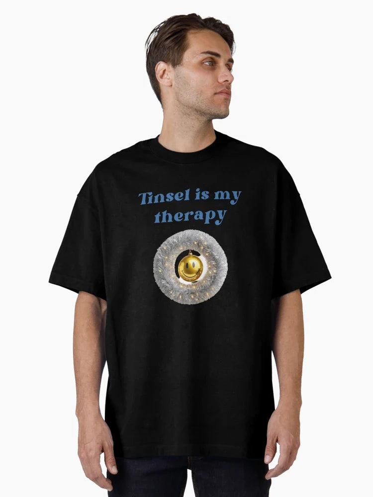 Tinsel Is My Therapy - Fun Festive Design
