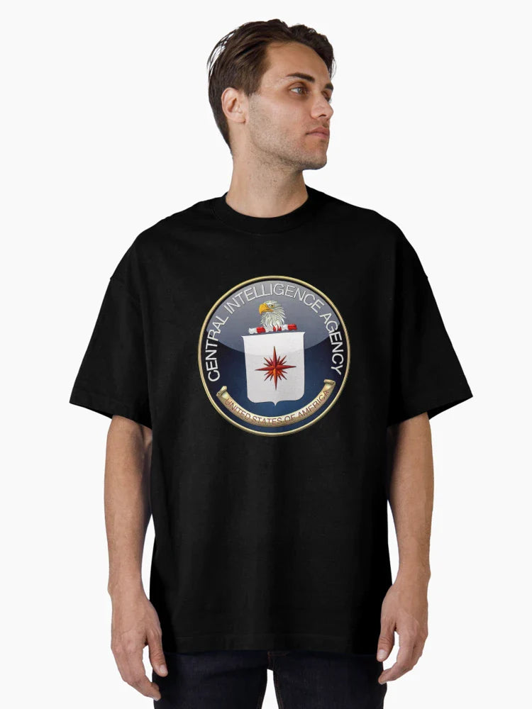 Central Intelligence Agency  CIA Emblem 3D on Black Velvet
