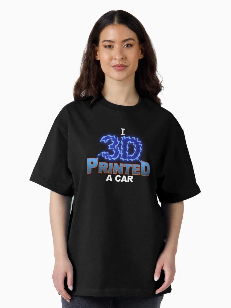 I 3D Printed A Car - 3D printing humor - 80s parody logo