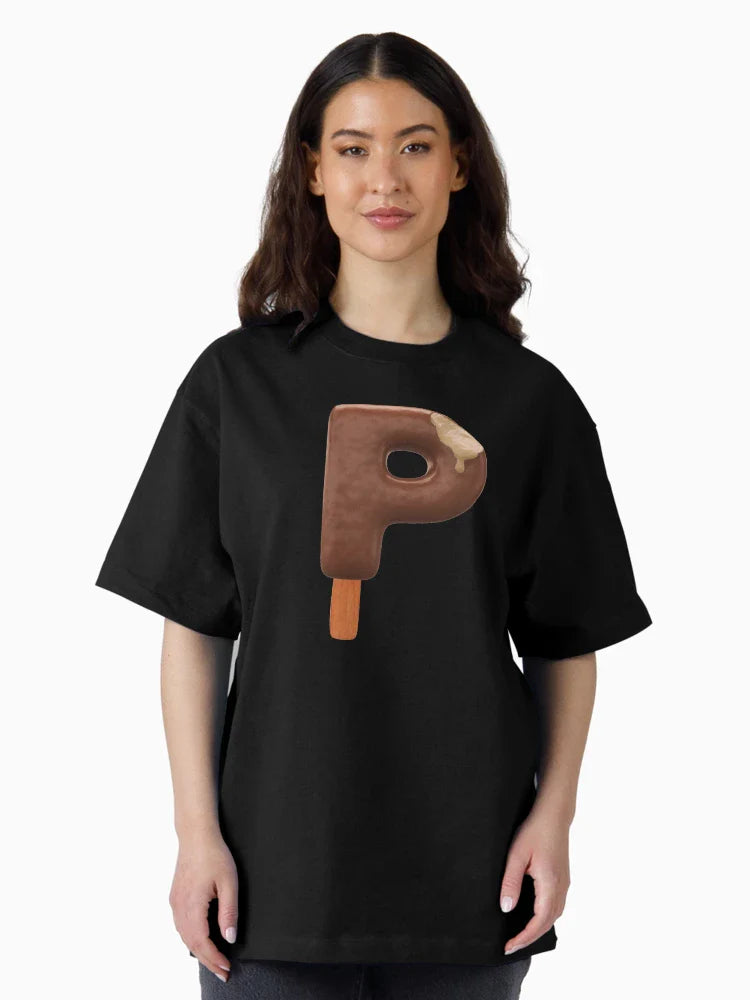 P Ice Cream P Letter 3d Alphabet Chocolate