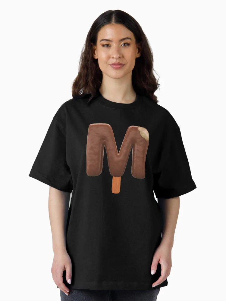 M Ice Cream M Letter 3d Alphabet Chocolate