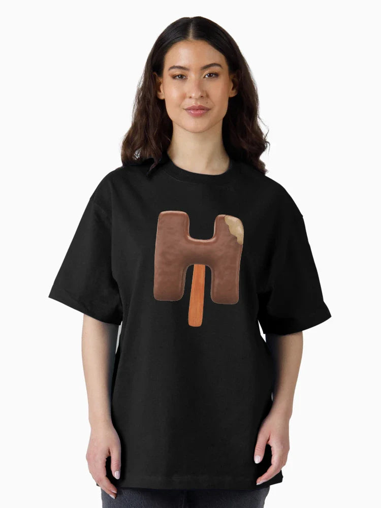 H Ice Cream H Letter 3d Alphabet Chocolate