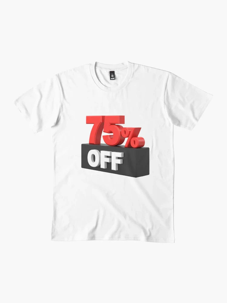 75% OFF BLACK FRIDAY SALE STICKERS AND PIN BUTTONS BLACK AND RED