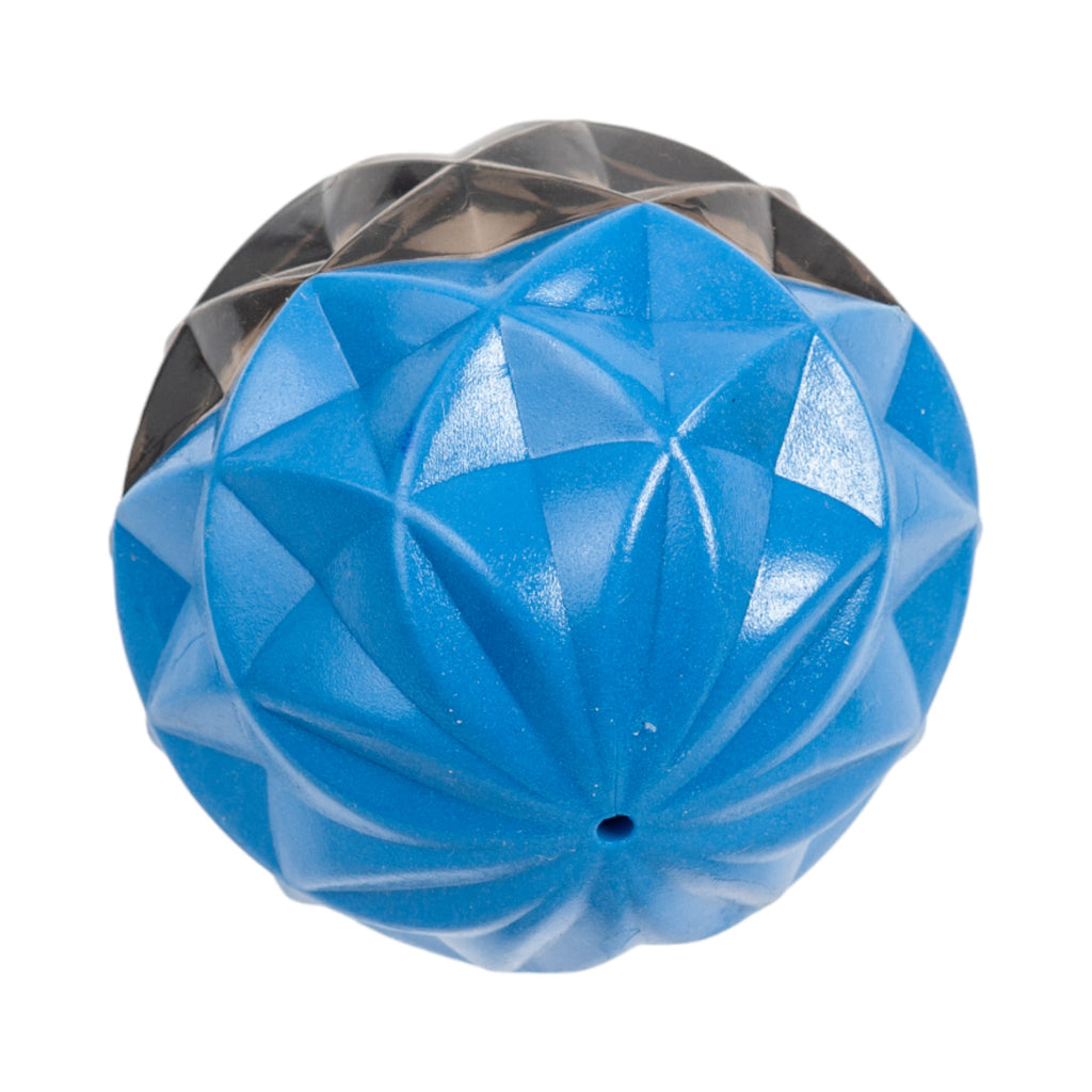 Country Living Geometric Textured Ball Dog Chew Toy, Interactive Rubber Toy for Mental Stimulation – Large