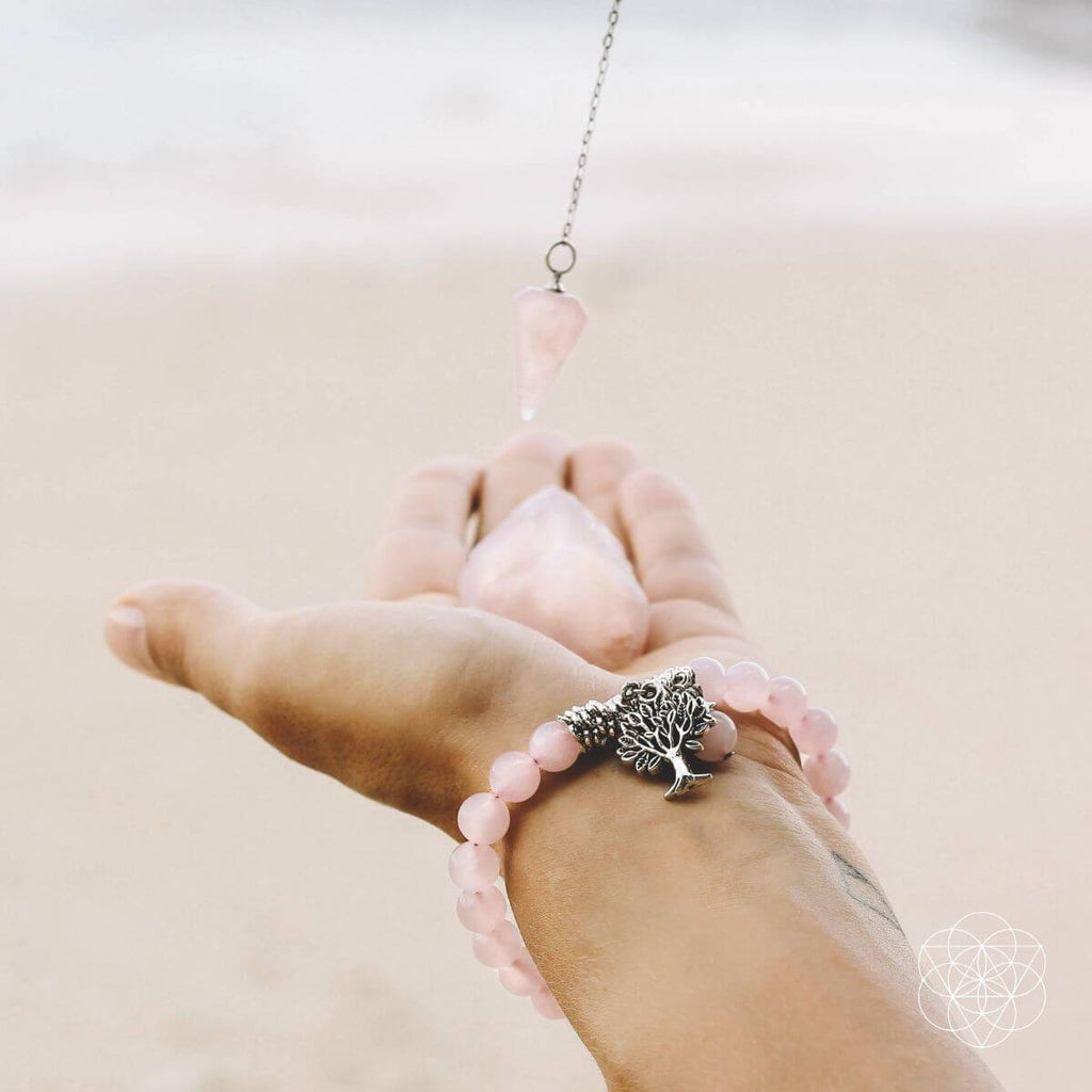 The Rose Quartz Healing Crystal Set - Jewelry Set image