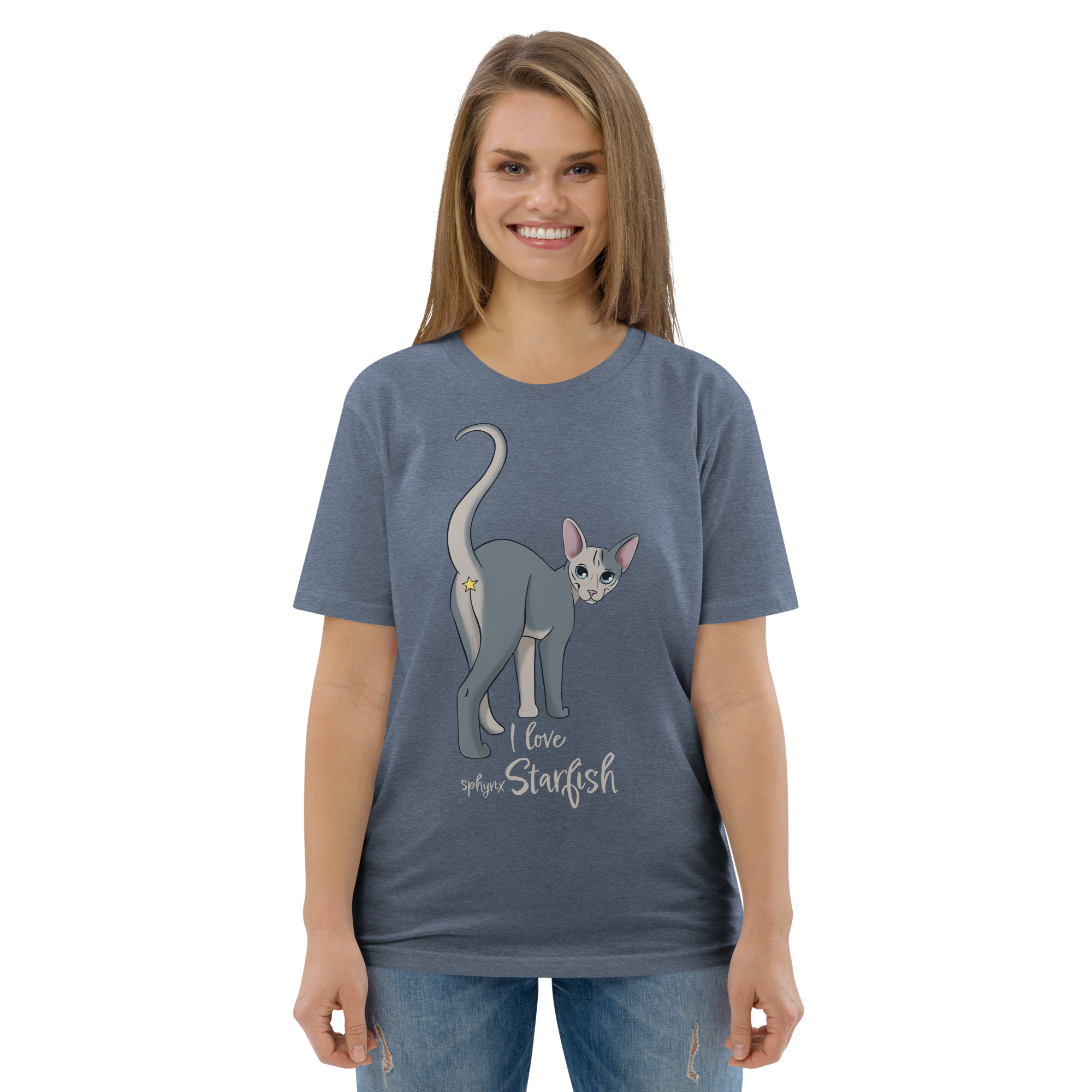 "I LOVE SPHYNX STARFISH" UNISEX ECO TEE