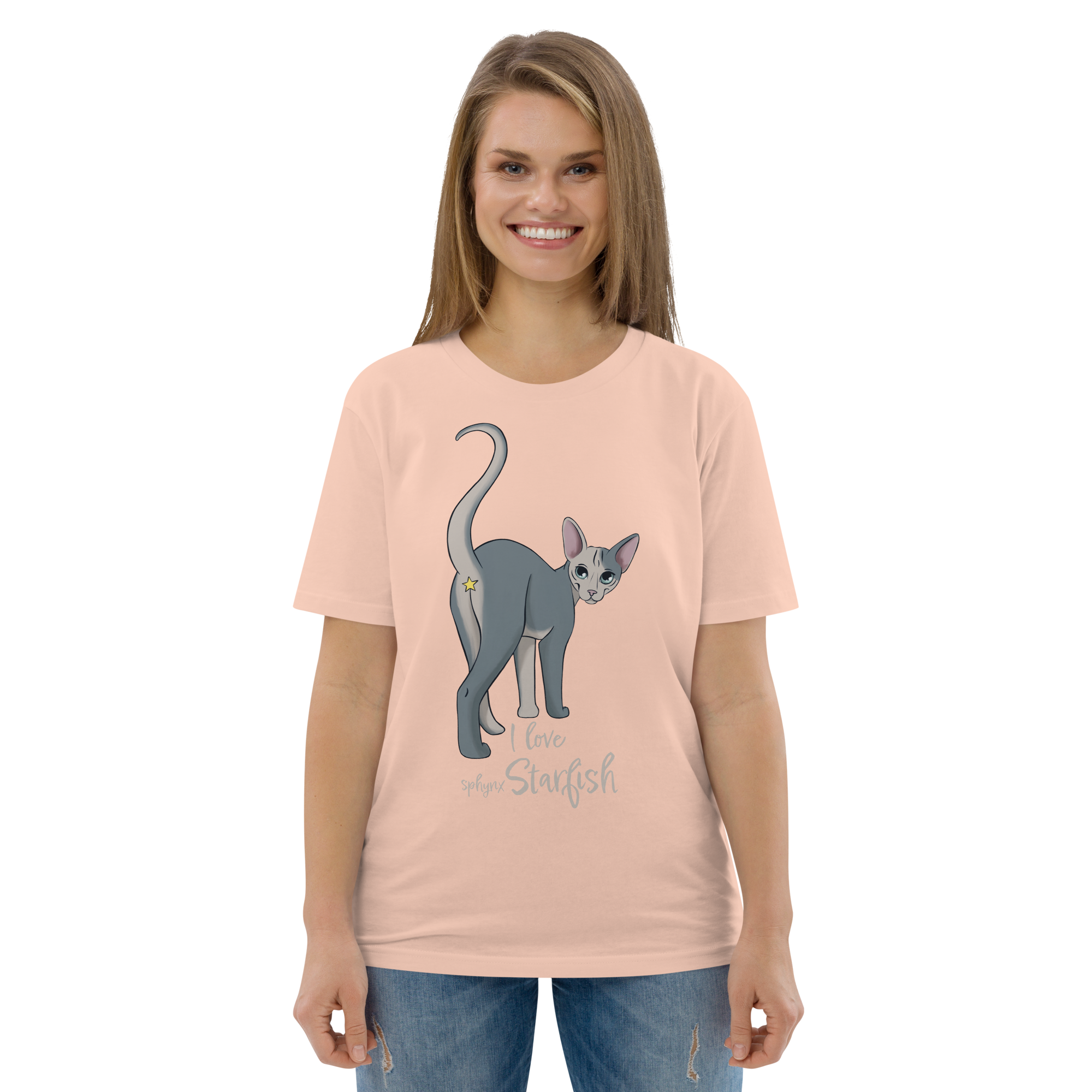 "I LOVE SPHYNX STARFISH" UNISEX ECO TEE