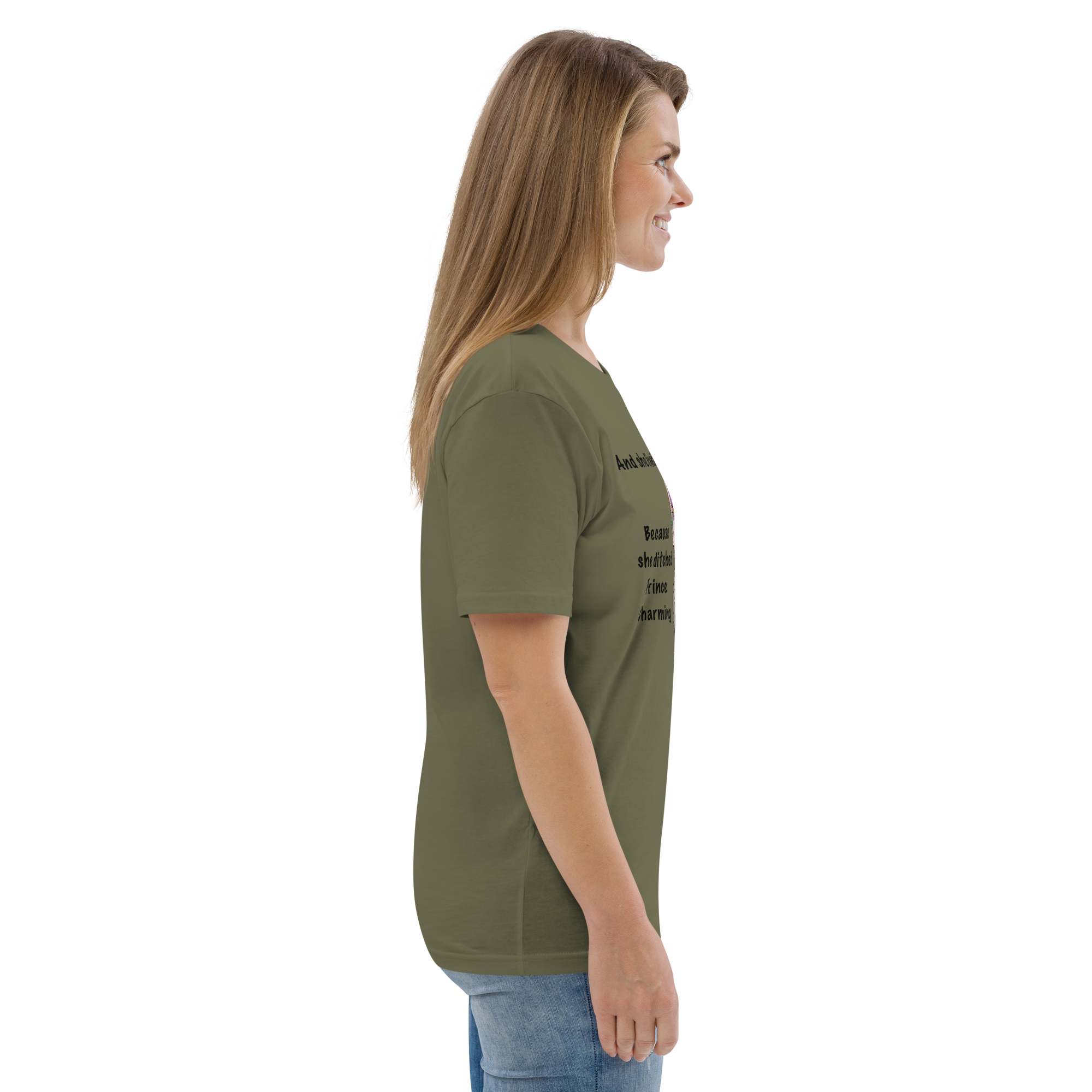 "DITCHED PRINCE CHARMING & GOT A SPHYNX CAT" ECO TEE
